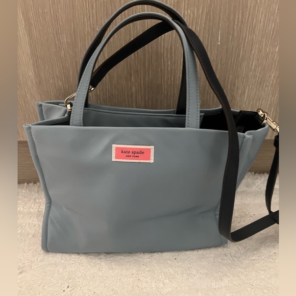 Blue canvas Kate Spade NWNT - Picture 2 of 3